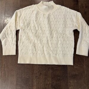 Chic Cream Turtleneck Sweater